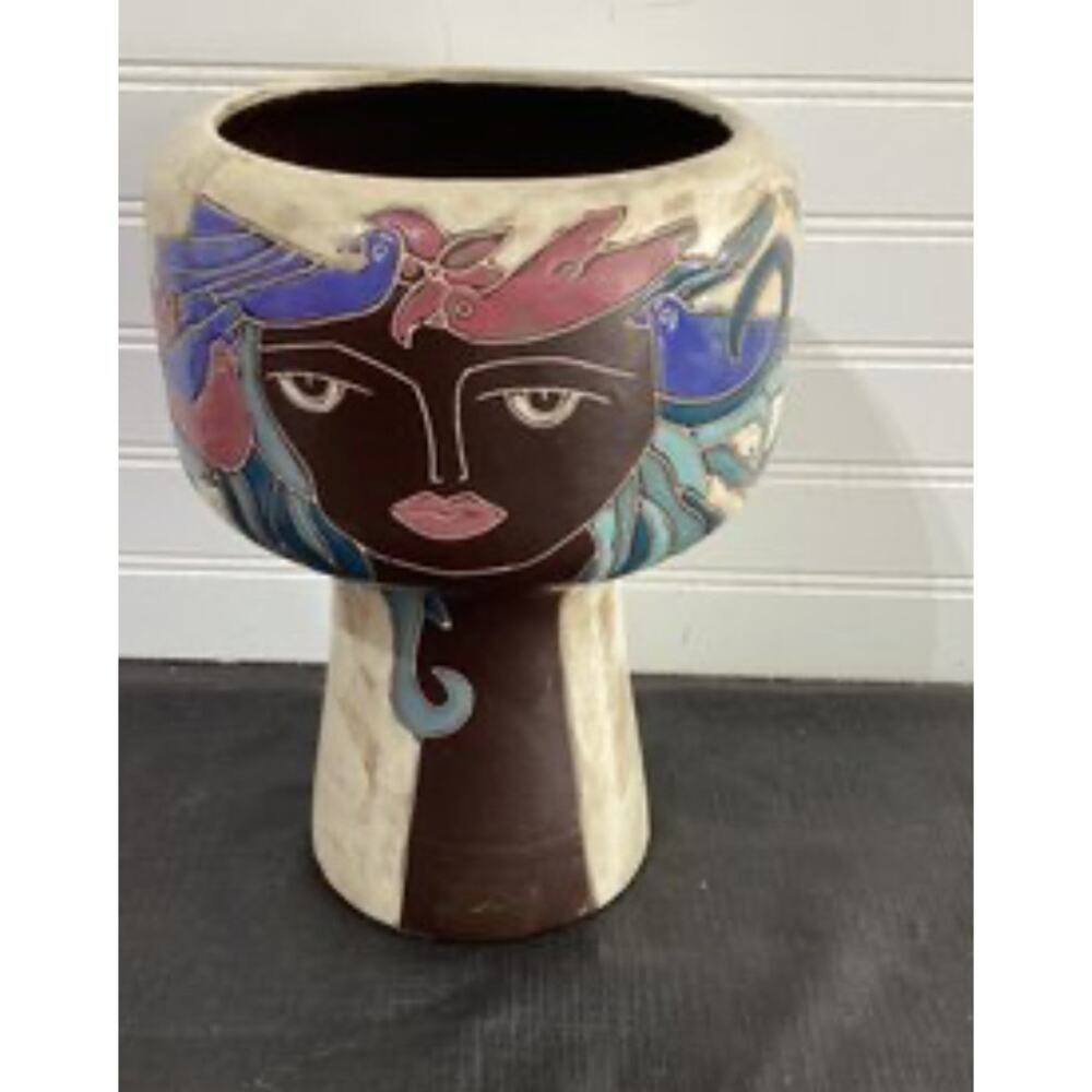 Mara Stoneware Limited Series Vase Large Chalice Signed & Numbered 251/500 RARE
